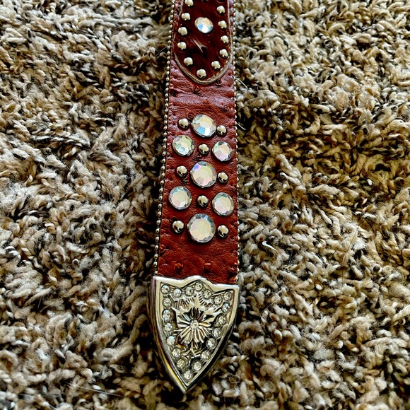 Western rhinestone belt - Picture 2 of 4